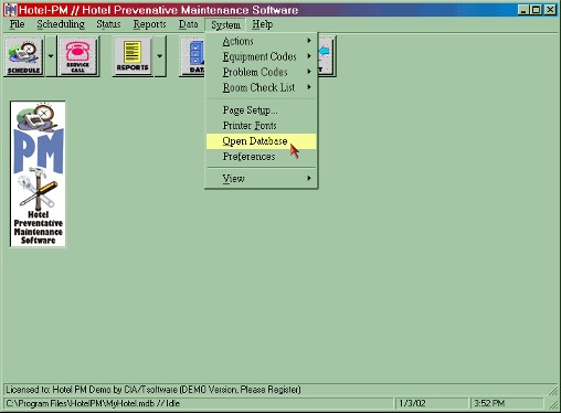 System Menu